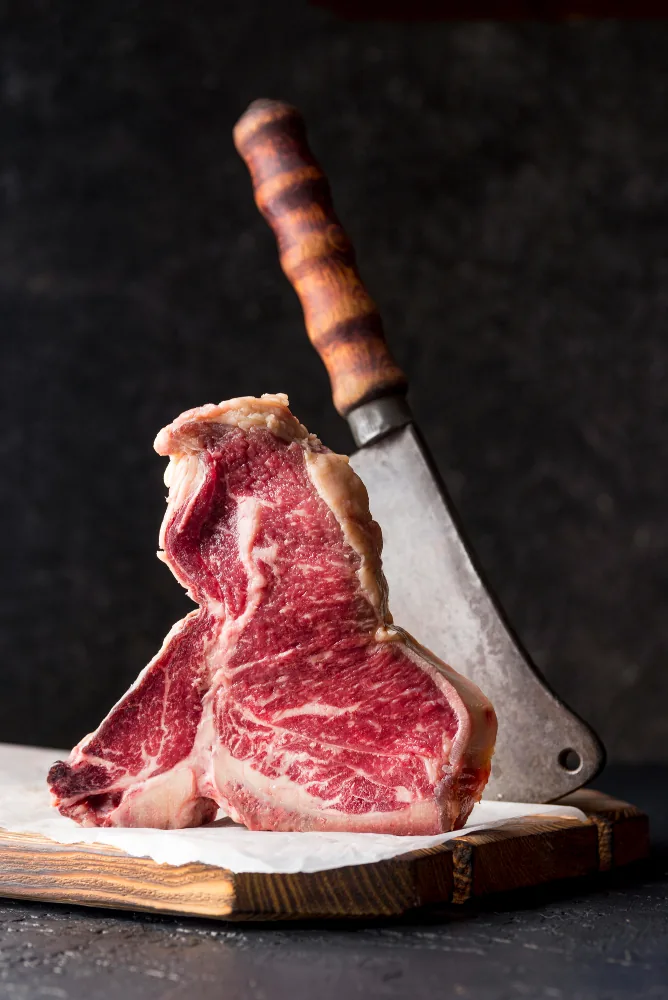 Bone-in beef ribeye