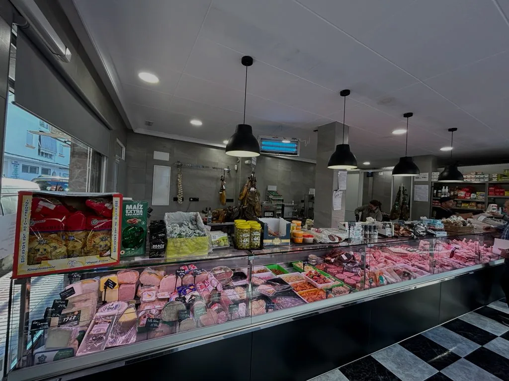Inside the butcher shop